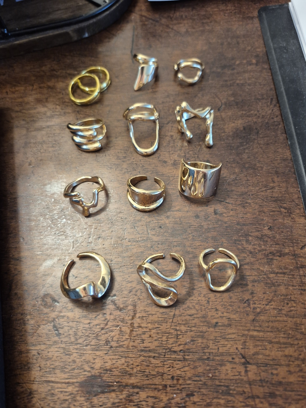 Gold-Tone Mixed Ring Set - Women Jewelry